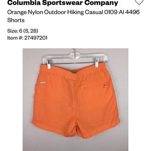 Columbia shorts